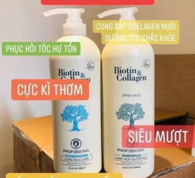 Dầu gội Biotin & Collagen New